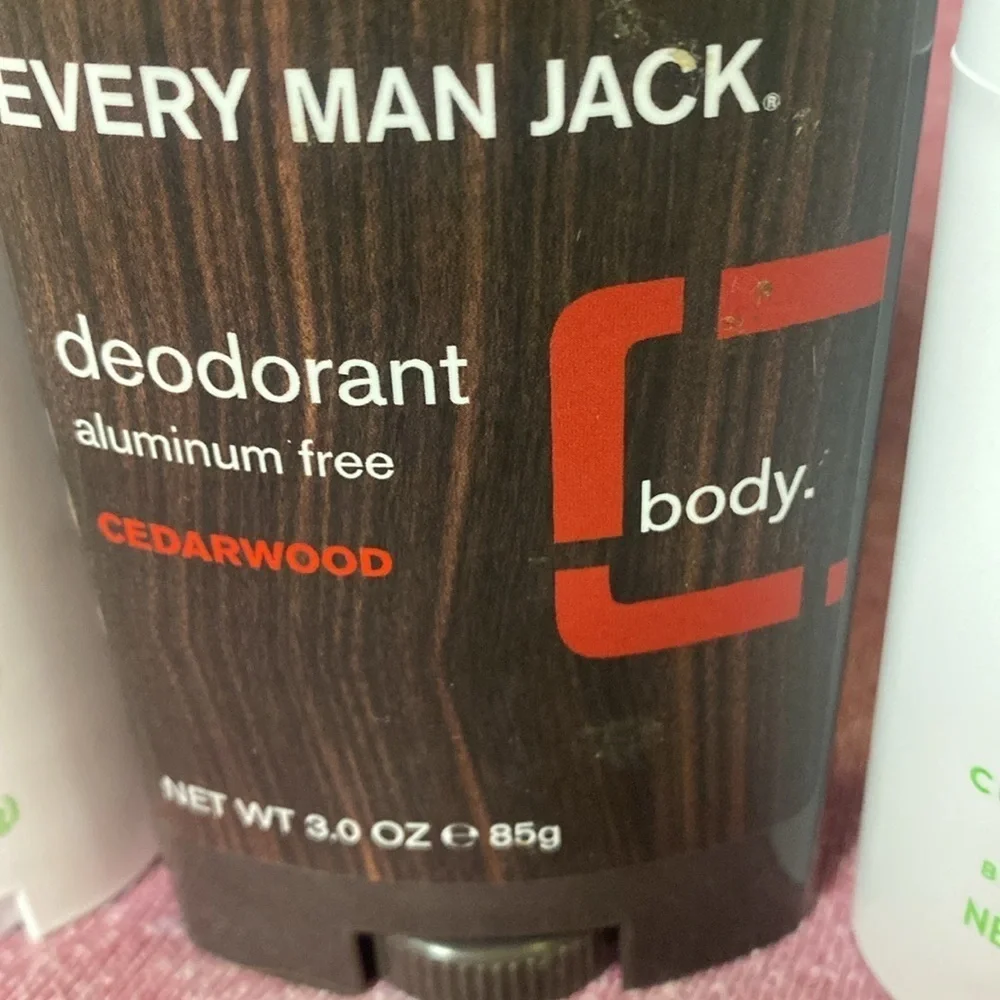 Native Every Man Jack Deodorant Bundle Aluminum Free Natural